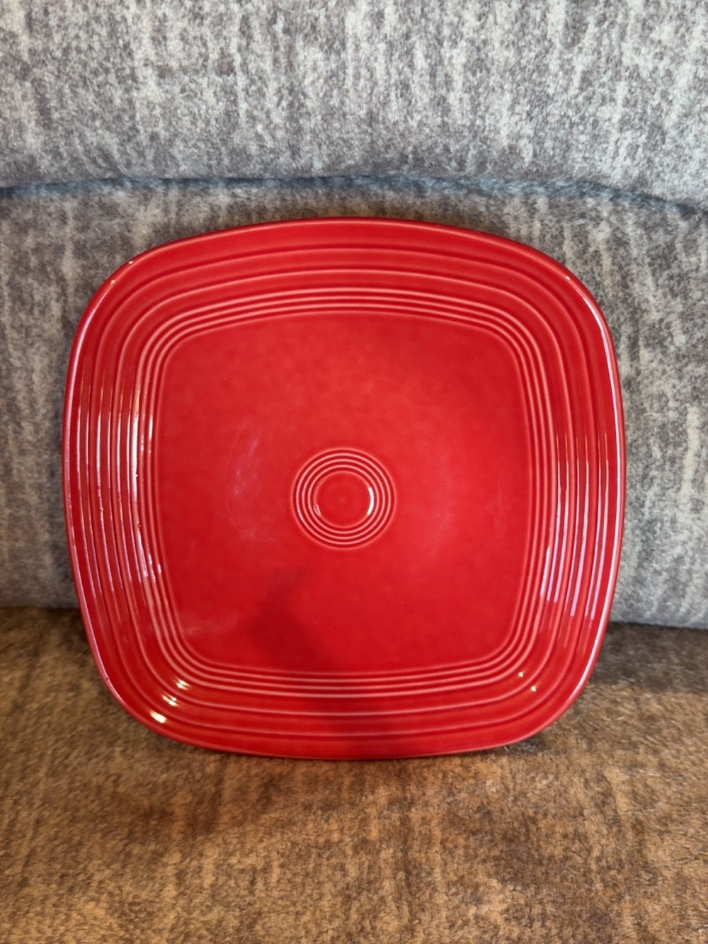 Fiesta square scarlet red salad plate 7.5 inch